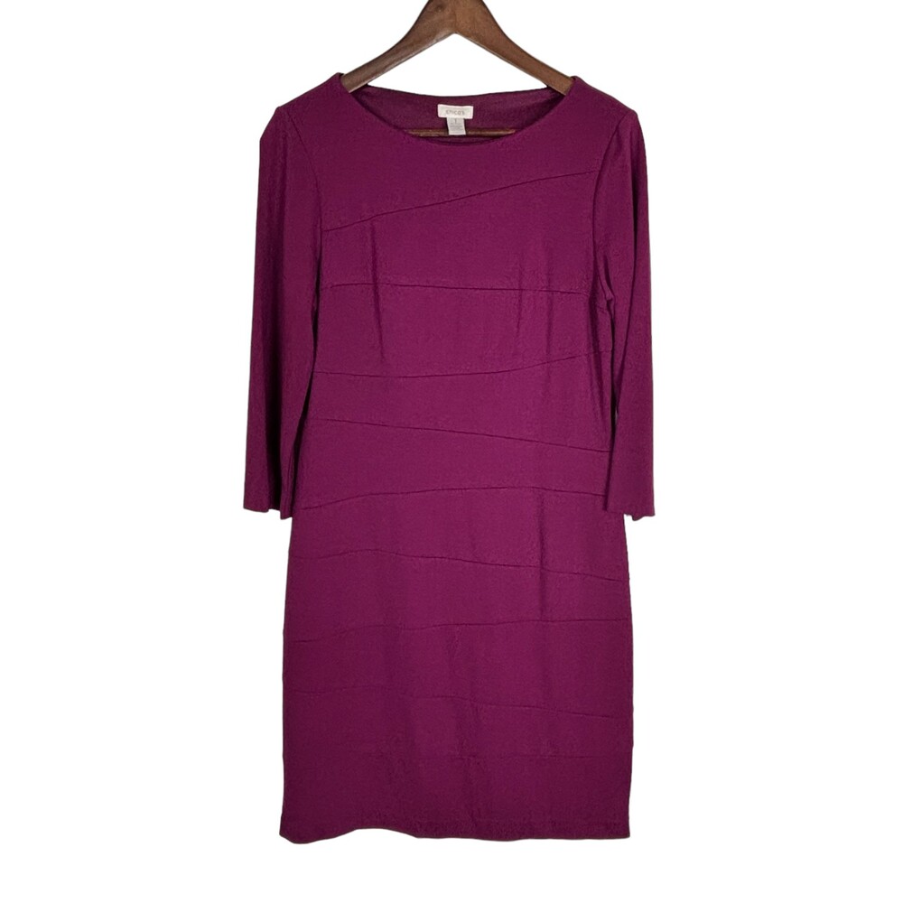Chico's Magenta Pink Dress Women’s 1 US Medium